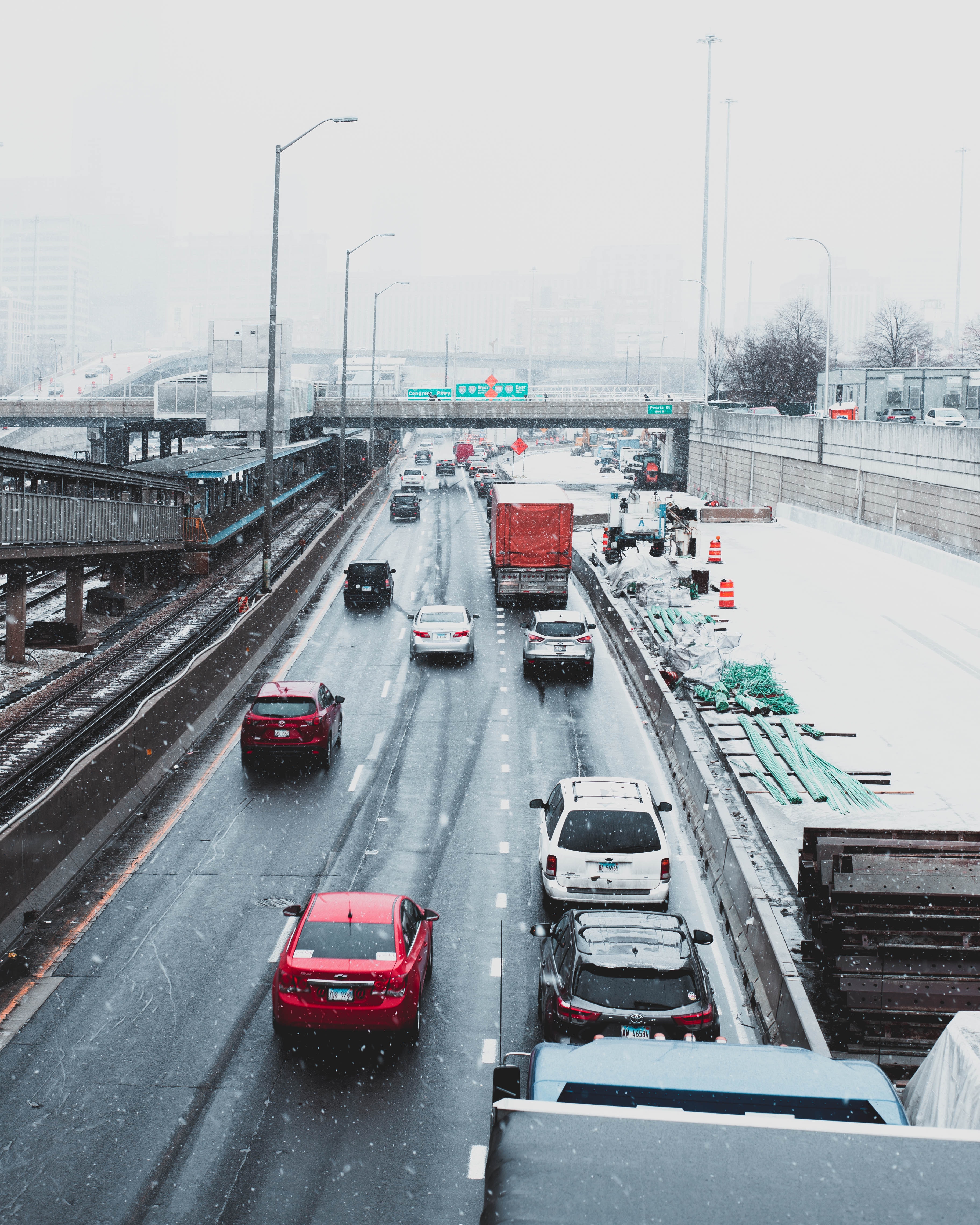 urban highway transportation infrastructure inclimate weather