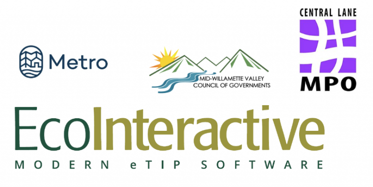 Oregon MPOs and EcoInteractive Logos